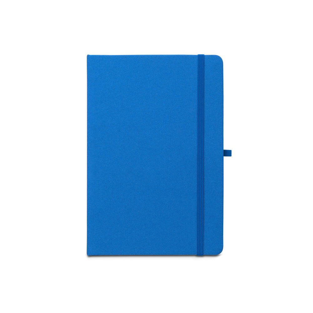 ANNE. A5 notebook in recycled polyester (100% rPET) with lined pages