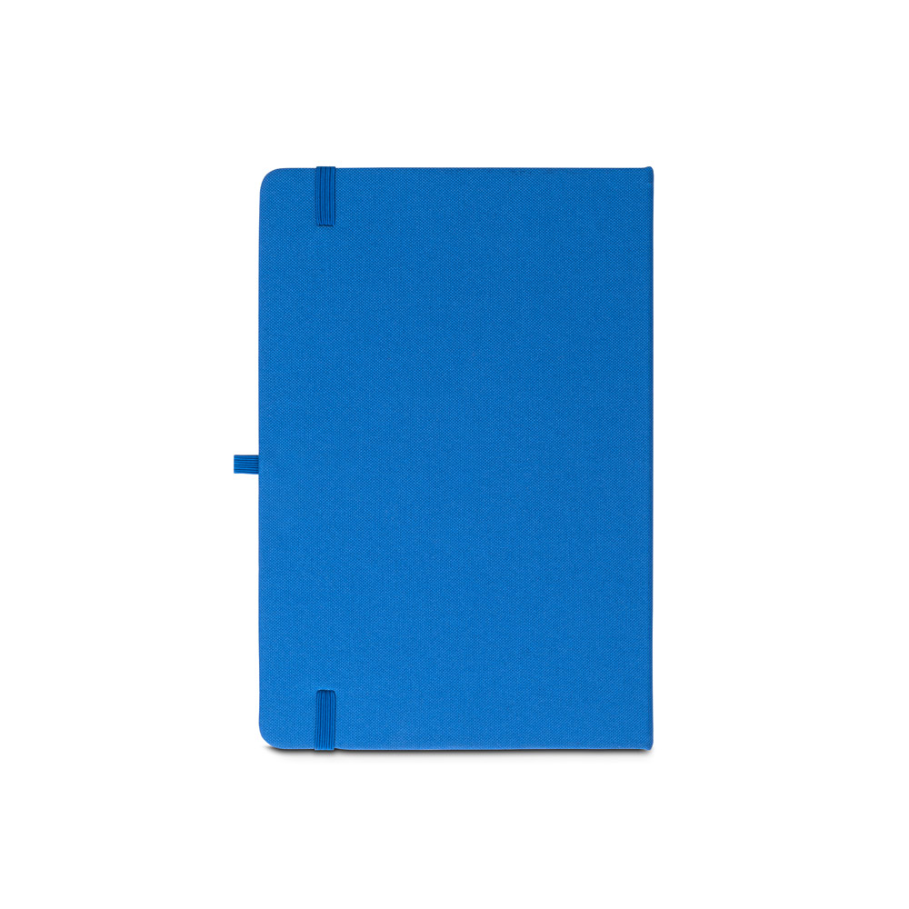ANNE. A5 notebook in recycled polyester (100% rPET) with lined pages