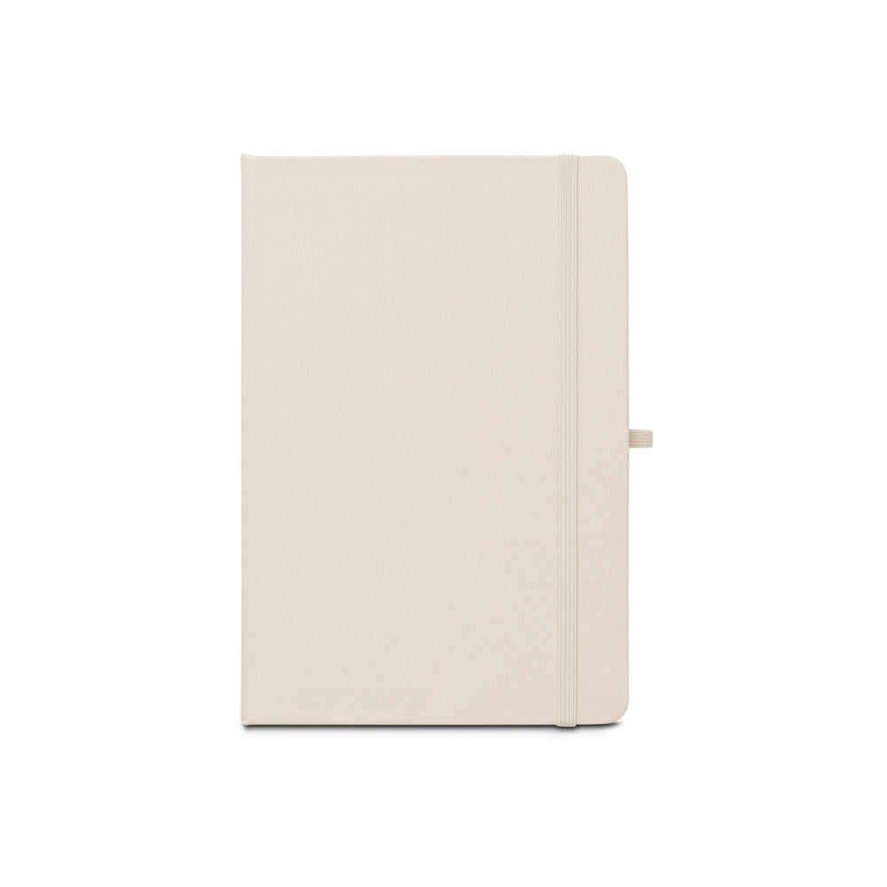 ANNE. A5 notebook in recycled polyester (100% rPET) with lined pages