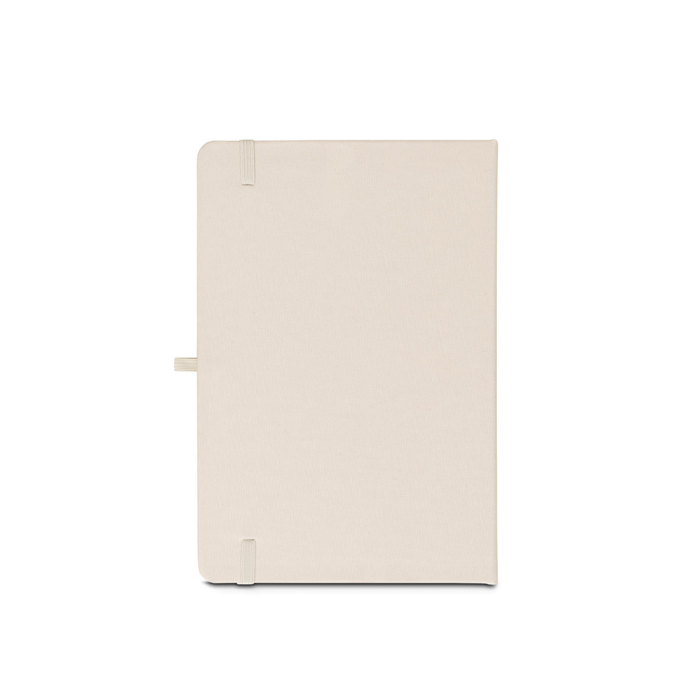 ANNE. A5 notebook in recycled polyester (100% rPET) with lined pages
