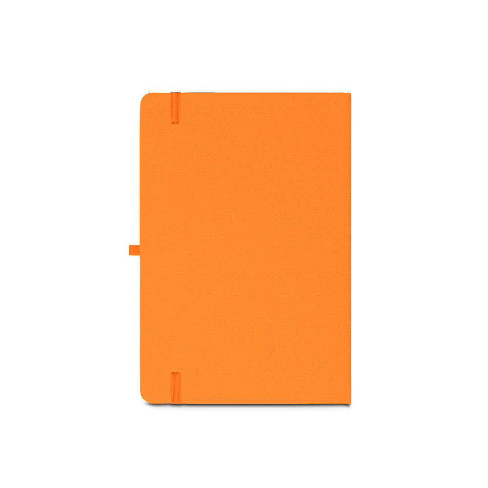 ANNE. A5 notebook in recycled polyester (100% rPET) with lined pages