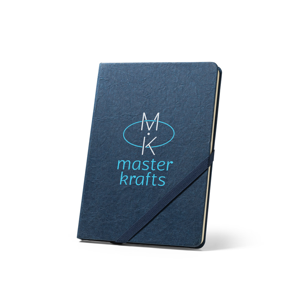 HUXLEY. A5 notebook with hard cover, made from water-resistant paper