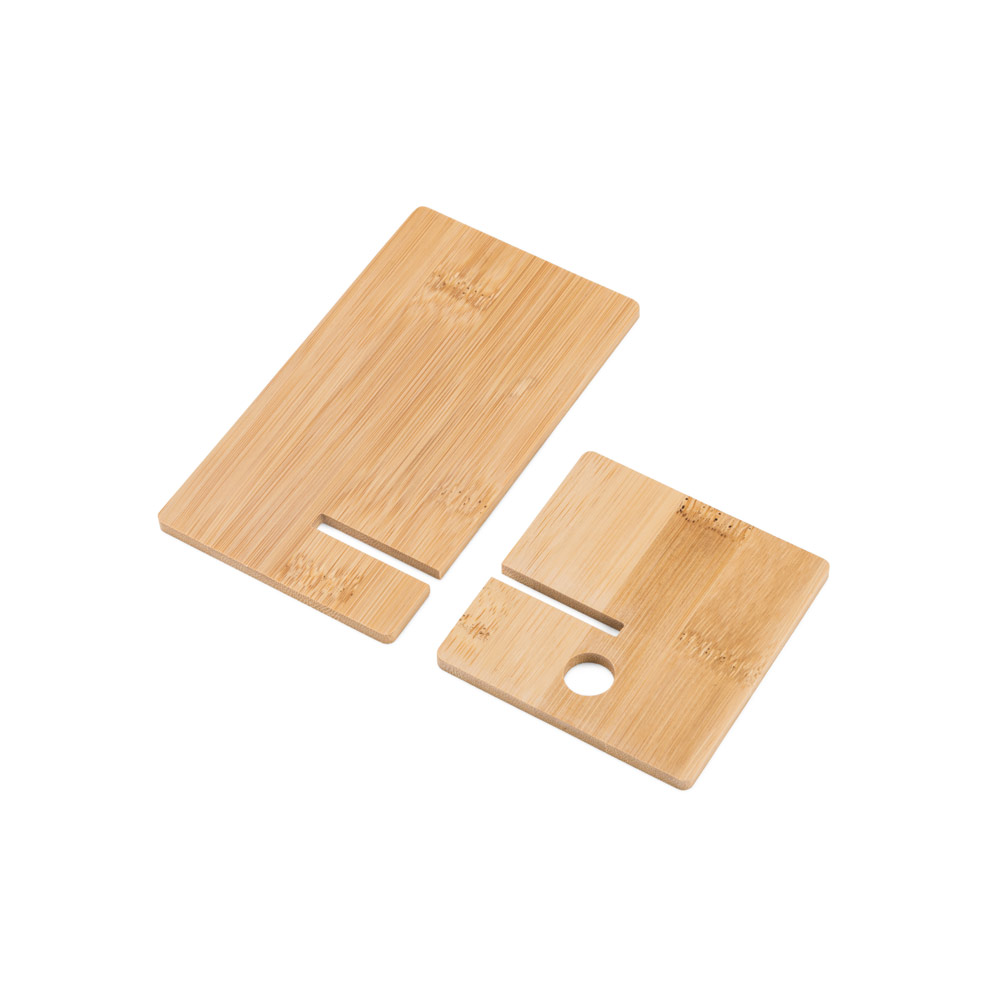 GALEN. Bamboo mobile phone holder, detachable into two parts