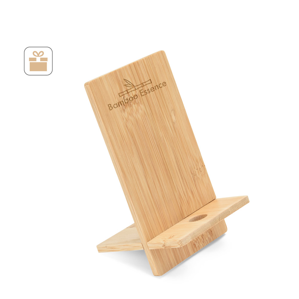 GALEN. Bamboo mobile phone holder, detachable into two parts
