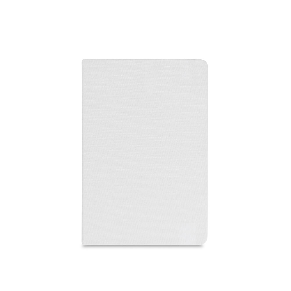 ANNE SUB. A5 notebook in recycled polyester (100% rPET) 300D, ideal for sublimation personalisation