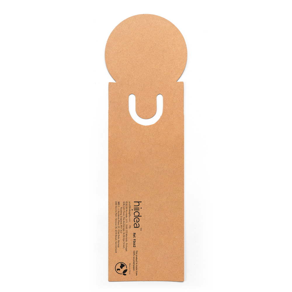 SAWYER. 3-in-1 office set, made from 100% recycled paper, with a round top and black printing all around