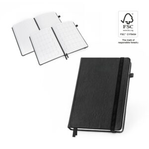 HEANEY. Water-based PU notebook with integrated monthly planner and lined pages