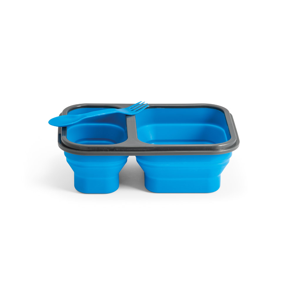 DILL. Lunch Box. Retractable hermetic box in silicone and PP (480 and 760 mL)
