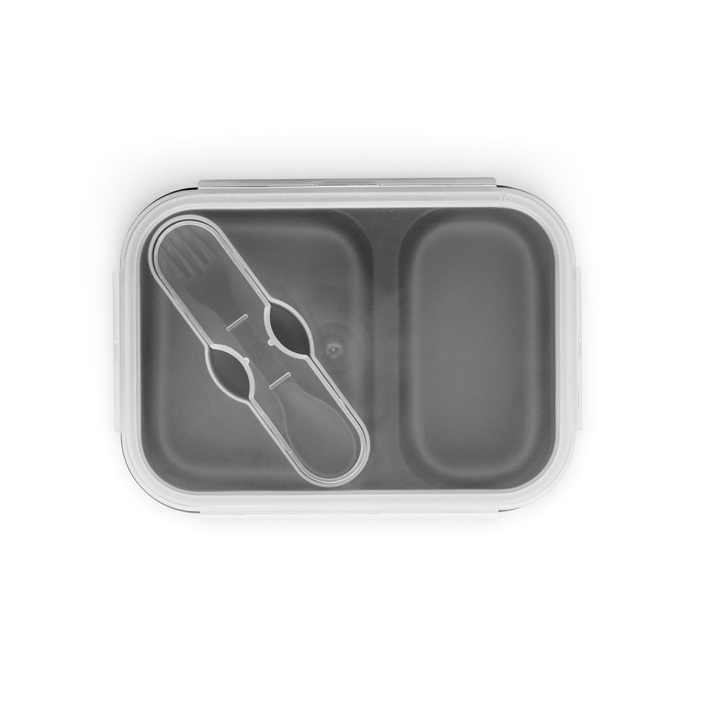 DILL. Lunch Box. Retractable hermetic box in silicone and PP (480 and 760 mL)