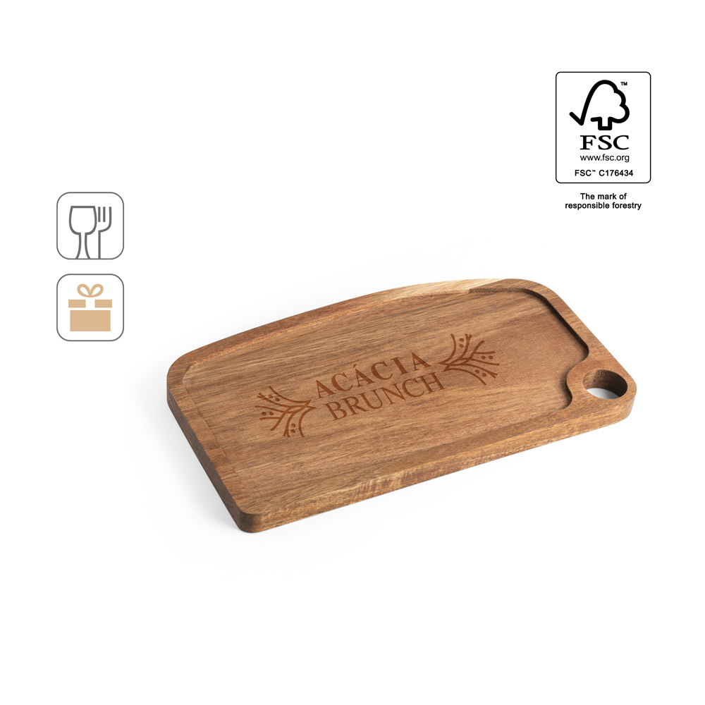 CAPER. Acacia wood board
