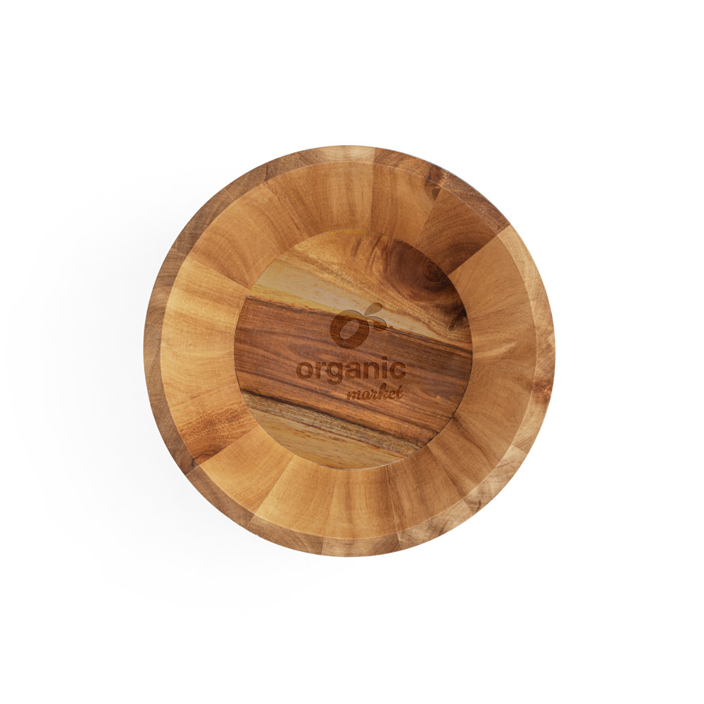 SAGE. Round acacia wood salad bowl