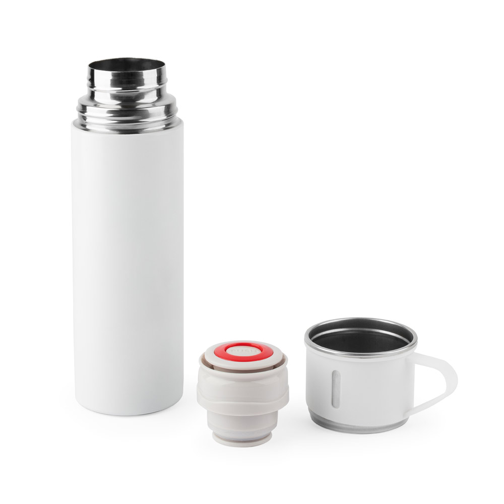COMANECI. Double-walled stainless steel bottle (90% recycled) with matte finish 490 mL