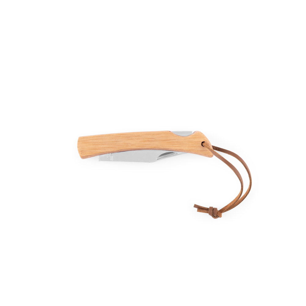 RANGER. Pen Knife with stainless steel blade and bamboo handle