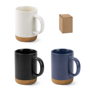 CONSTELLATION CORK. Ceramic mug with cork base 320 mL