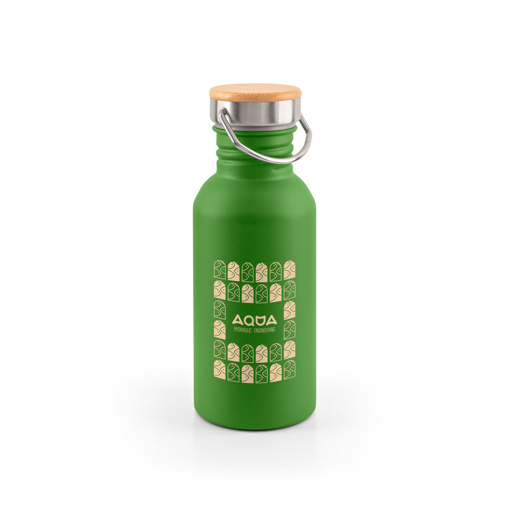 EWING. Single-wall stainless steel bottle (90% recycled)