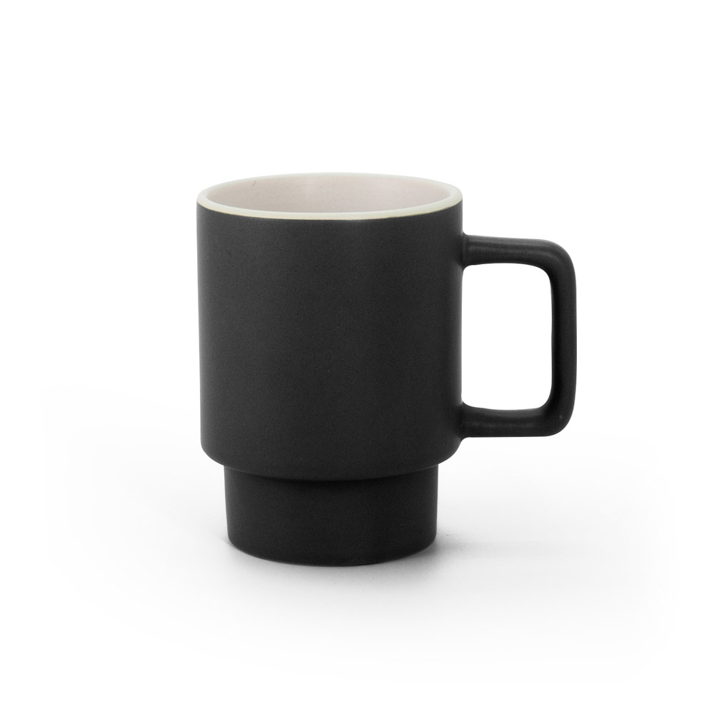 KUERTEN. Ceramic mug with matte finish, 330 mL
