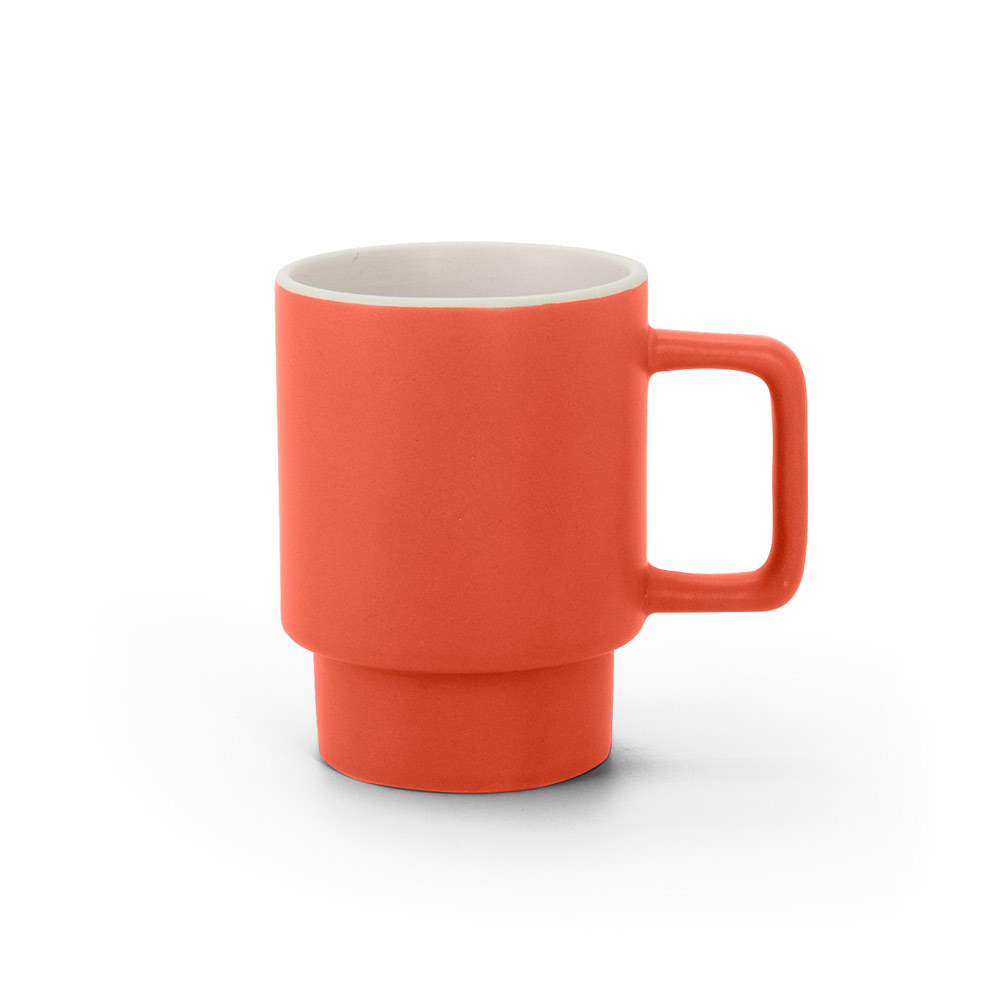 KUERTEN. Ceramic mug with matte finish, 330 mL