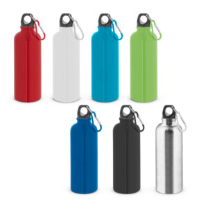 KELCE. Single-wall stainless steel bottle with carabiner clip 550 ml