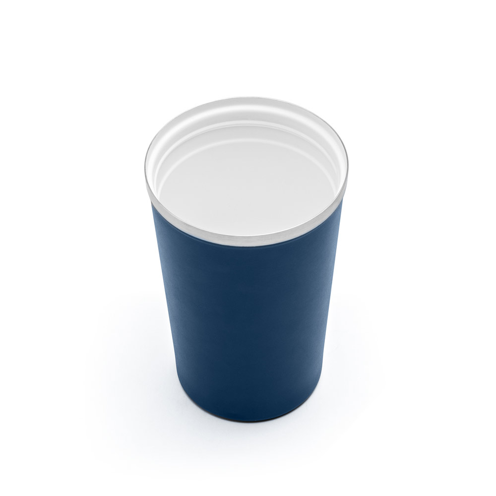 PHELPS CERAMIC. Stainless steel travel mug with ceramic interior finish 470 mL
