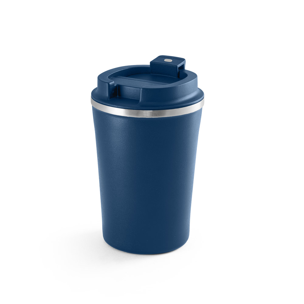 PHELPS CERAMIC. Stainless steel travel mug with ceramic interior finish 470 mL