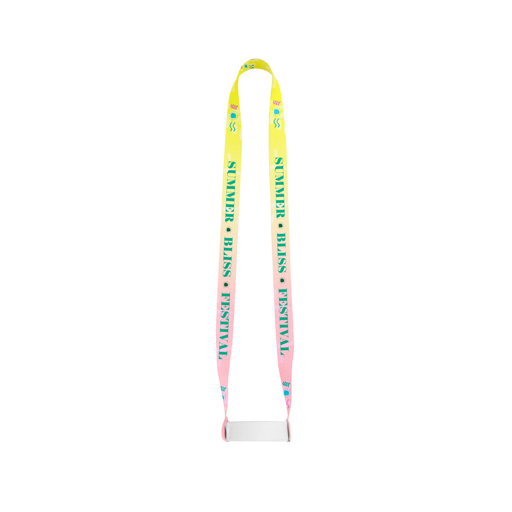 SWINDON. SET Lanyard SUBLIMATION Long II (20 mm) Duo with sublimation elastic Cup Holder