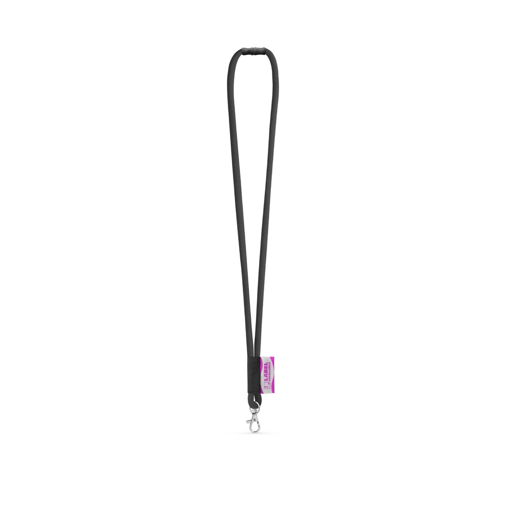 WISBECH. SET Lanyard TUBE Long (Ø 7 mm) with Hook Trigger Snap 9 mm and safety lock Ø 7 mm
