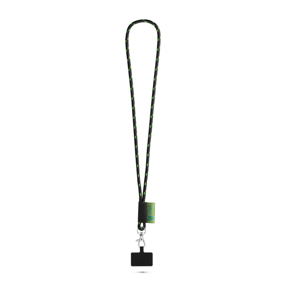 STAFFORD. SET Lanyard NAUTIC Long (Ø 7 mm) with Hook Trigger Snap 9 mm and smartphone holder