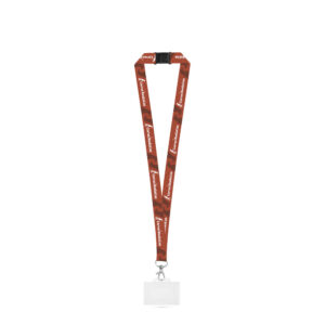 CARLISLE. SET Lanyard SUBLIMATION Long II (20 mm) with Hook Trigger Snap 20 mm , safety lock and rigid ID badge / card holder 91 x 68 mm
