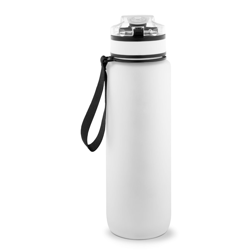ERIKSSON. Bottle made from recycled PET (100% rPET), featuring motivational phrases and time markings to encourage you to drink water