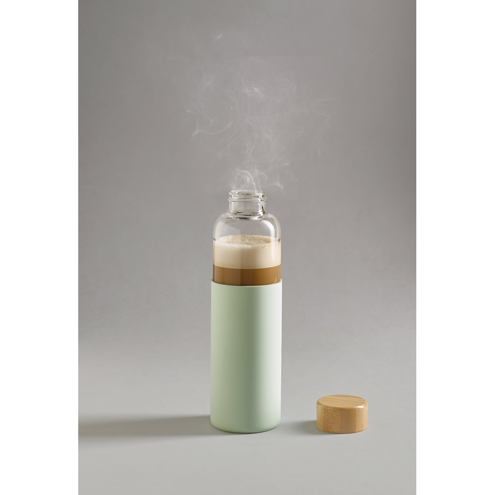 DAKAR. Bamboo and borosilicate glass bottle 600 mL