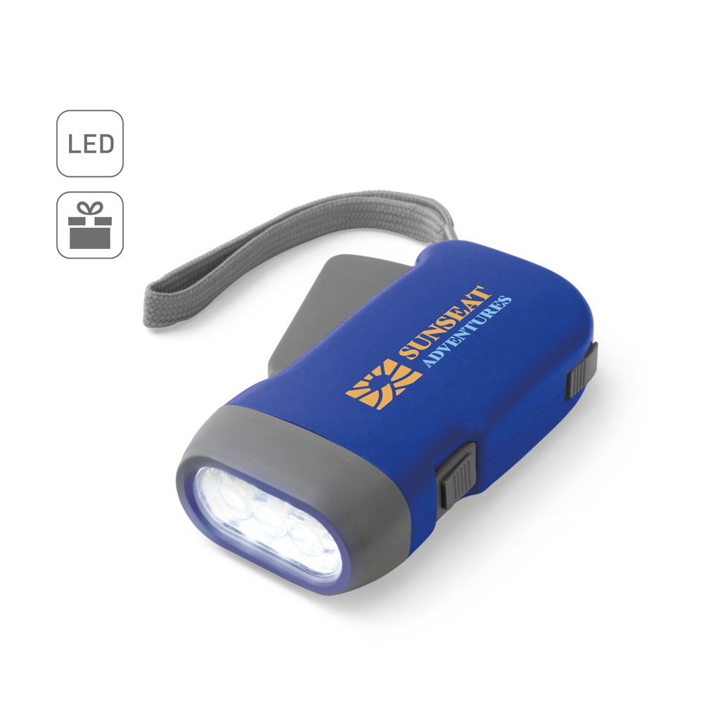 EDDIE. Dynamo torch with 3 LEDs