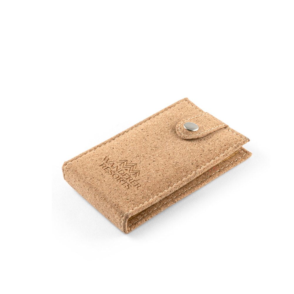 ZENA. Stainless steel manicure set in cork pouch
