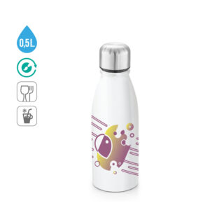 BILLY. Sublimation aluminium bottle and stainless steel cap 500 mL