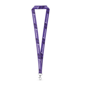 WINDSOR. SET Lanyard SUBLIMATION Long II (20 mm) in recycled polyester (100% rPET) with Hook Trigger Snap 20 mm