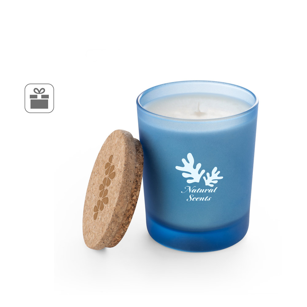 DUVAL. Aromatic Soy candle with cork lid 180 g