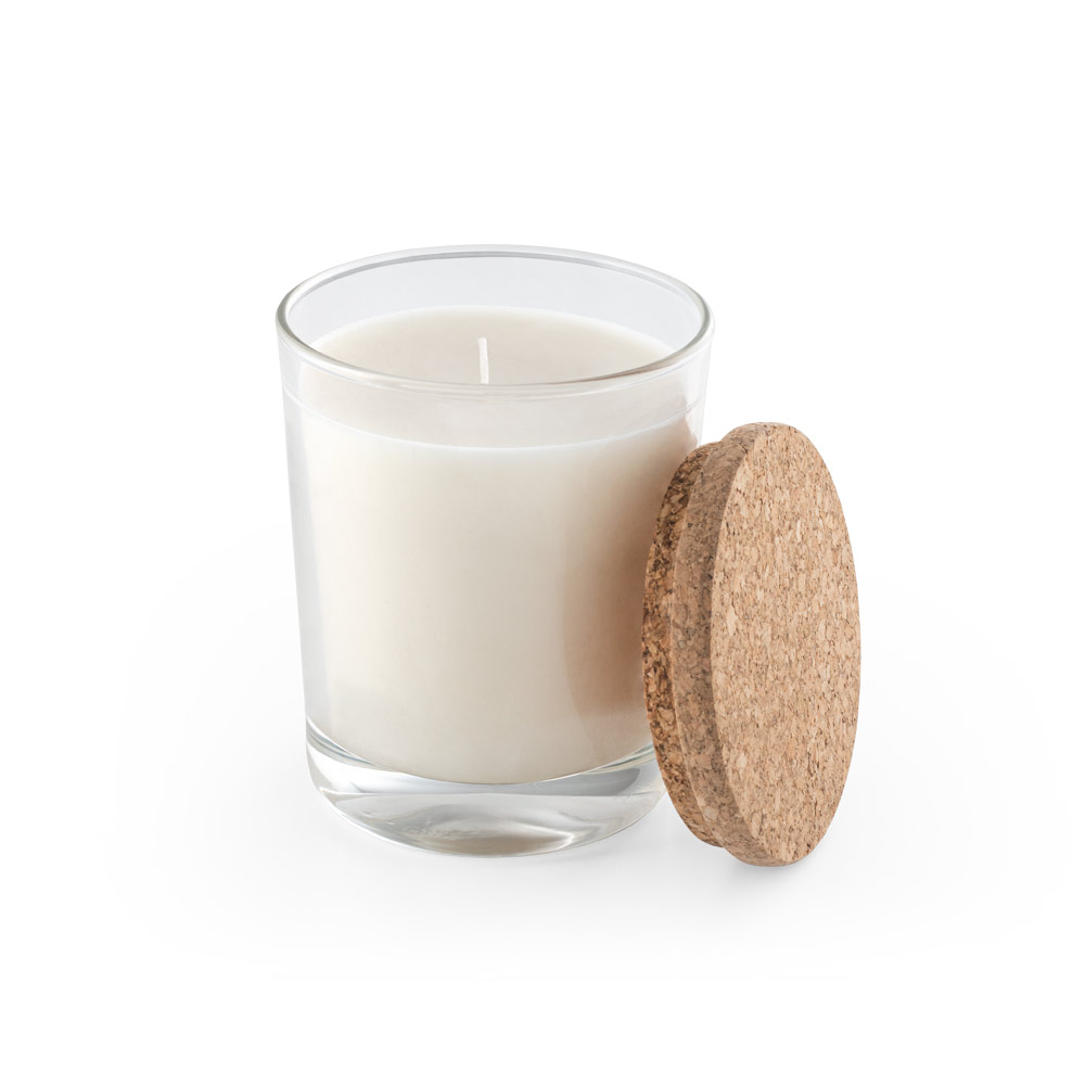 ZEN 180. Aromatic candle in a glass cup with a cork lid 180 g