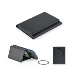 HARALD. High-capacity PU magnetic wallet with RFID blocking