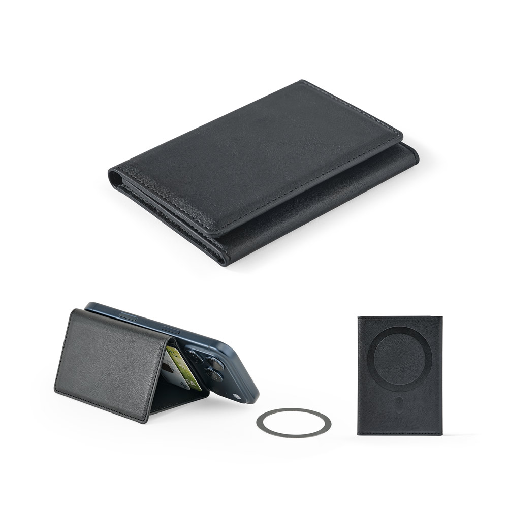 HARALD. High-capacity PU magnetic wallet with RFID blocking