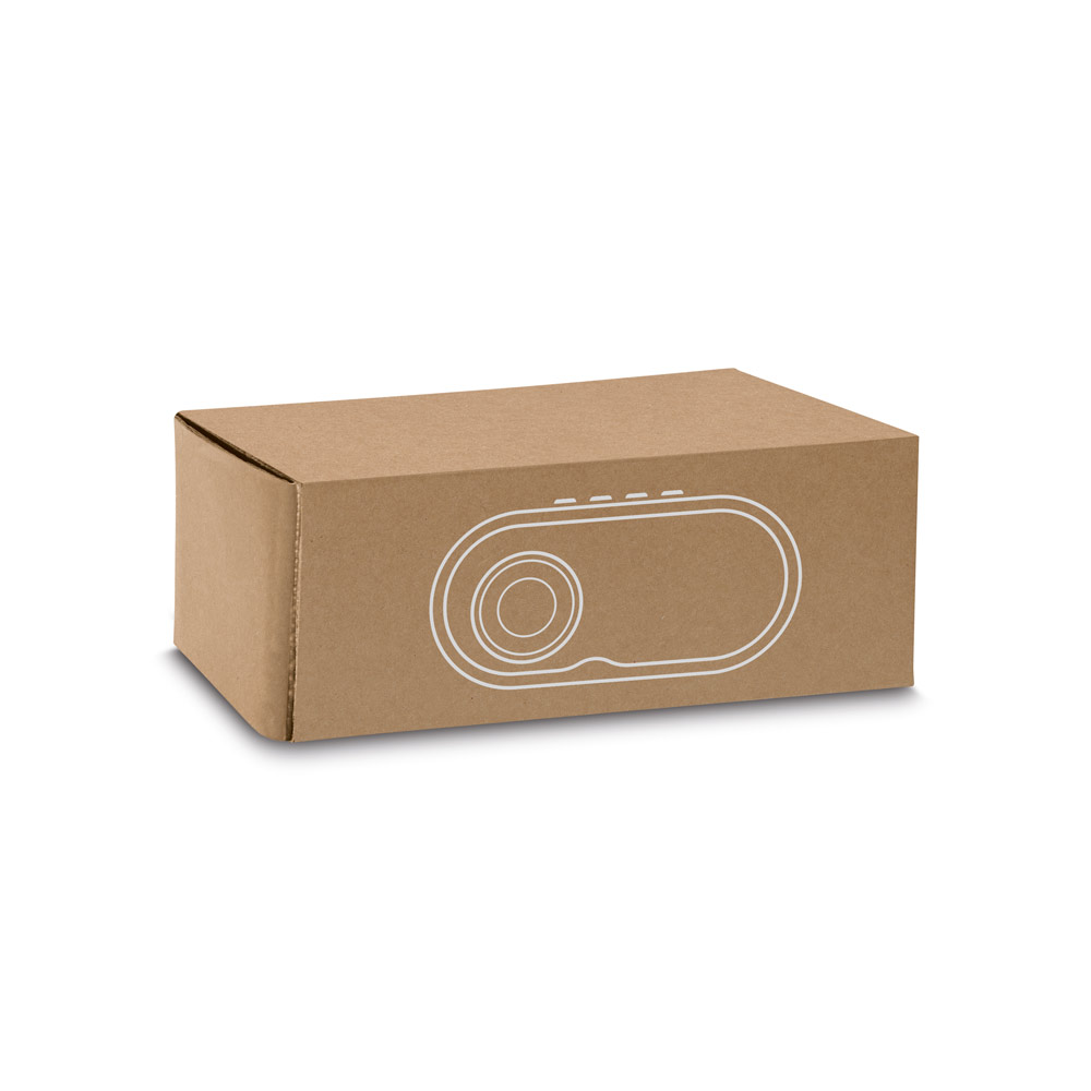 TILLY. Portable 3W speaker with 5h battery life made from bamboo and recycled ABS (100% rABS)