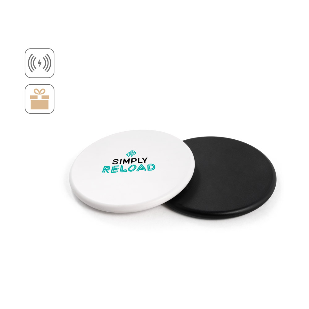 SOVERY. Fast 10W wireless charger in recycled ABS (100%r ABS)