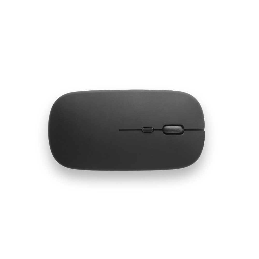 KHAN. Wireless mouse with 500mAh battery in recycled ABS (100% rABS)