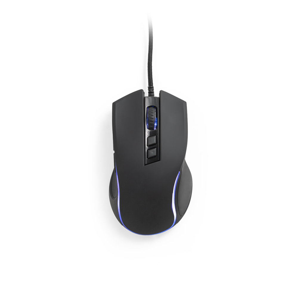 THORNE MOUSE RGB. Gaming mouse with 1'5m cable and ABS RGB LED lights