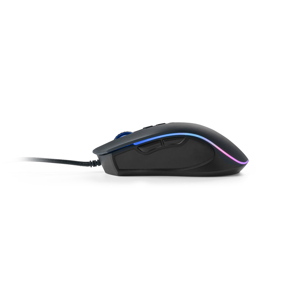 THORNE MOUSE RGB. Gaming mouse with 1'5m cable and ABS RGB LED lights