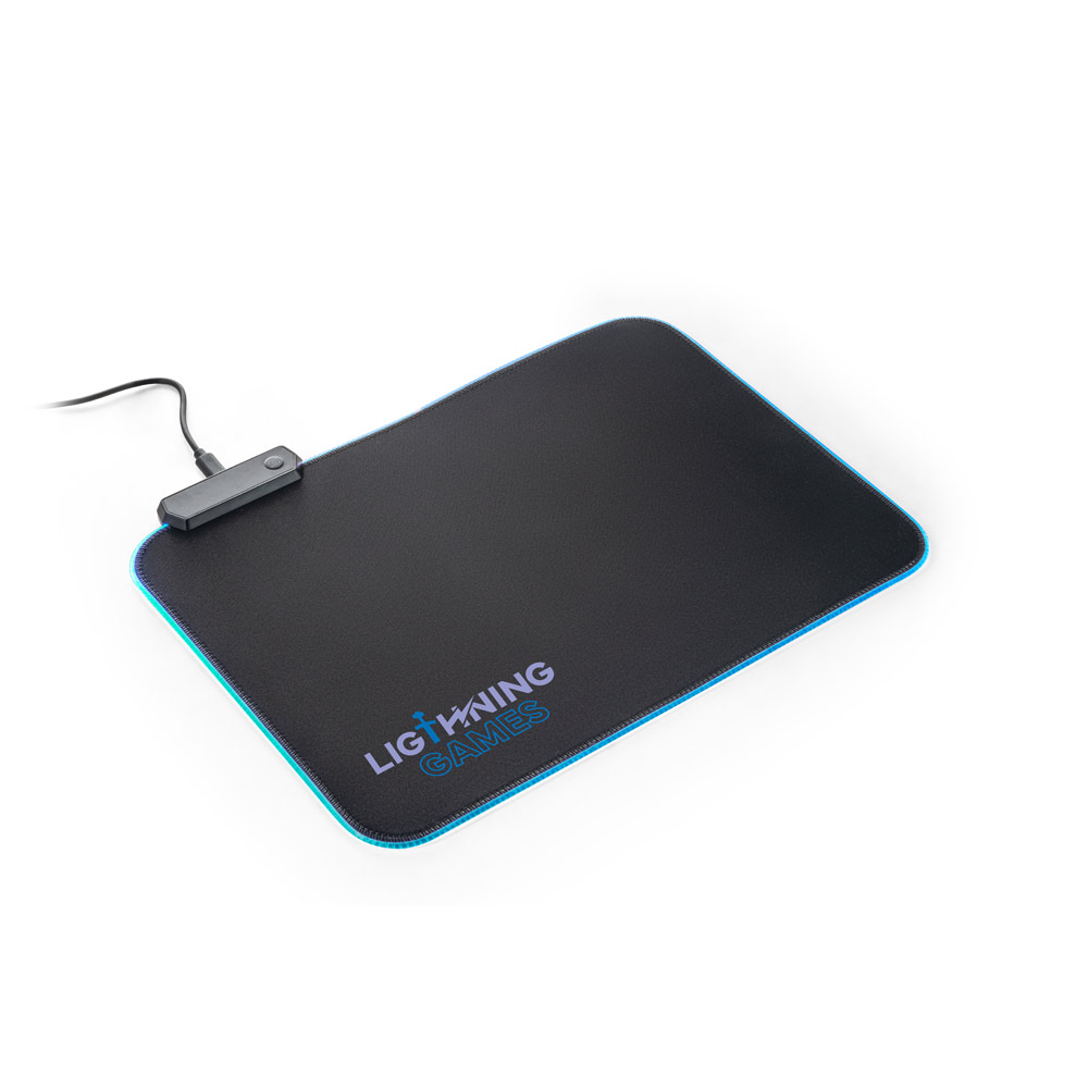 THORNE MOUSEPAD RGB. Gaming mouse mat with RGB LED lights in polyester