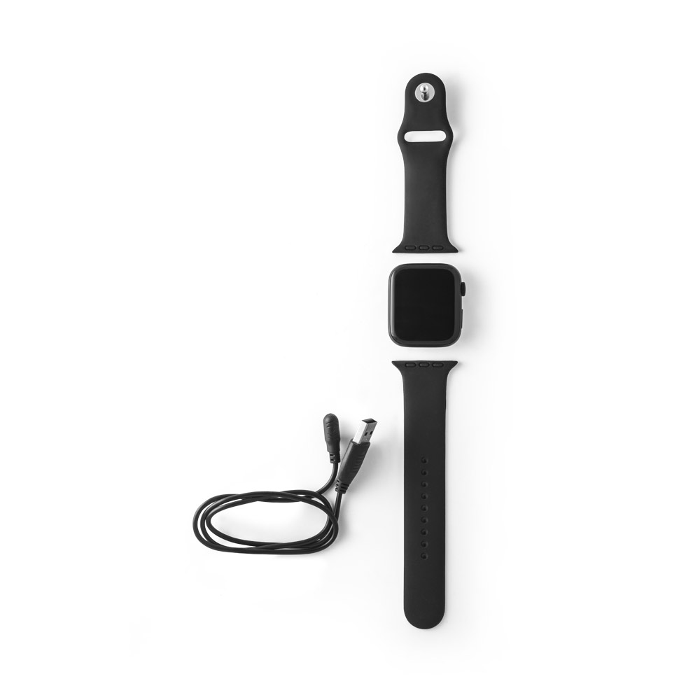 WILES. Smartwatch with 1'85" screen, IPX4 and 3-day battery life and silicone strap