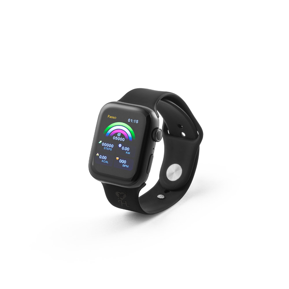 WILES. Smartwatch with 1'85" screen, IPX4 and 3-day battery life and silicone strap