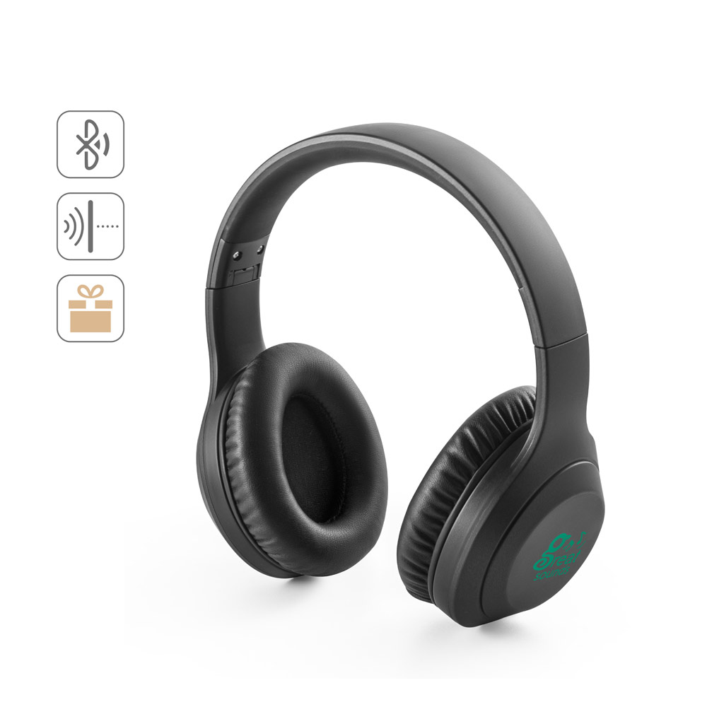 BETTENCOURT. Foldable wireless headphones with ANC and 15h of autonomy on recycled ABS (100% rABS)