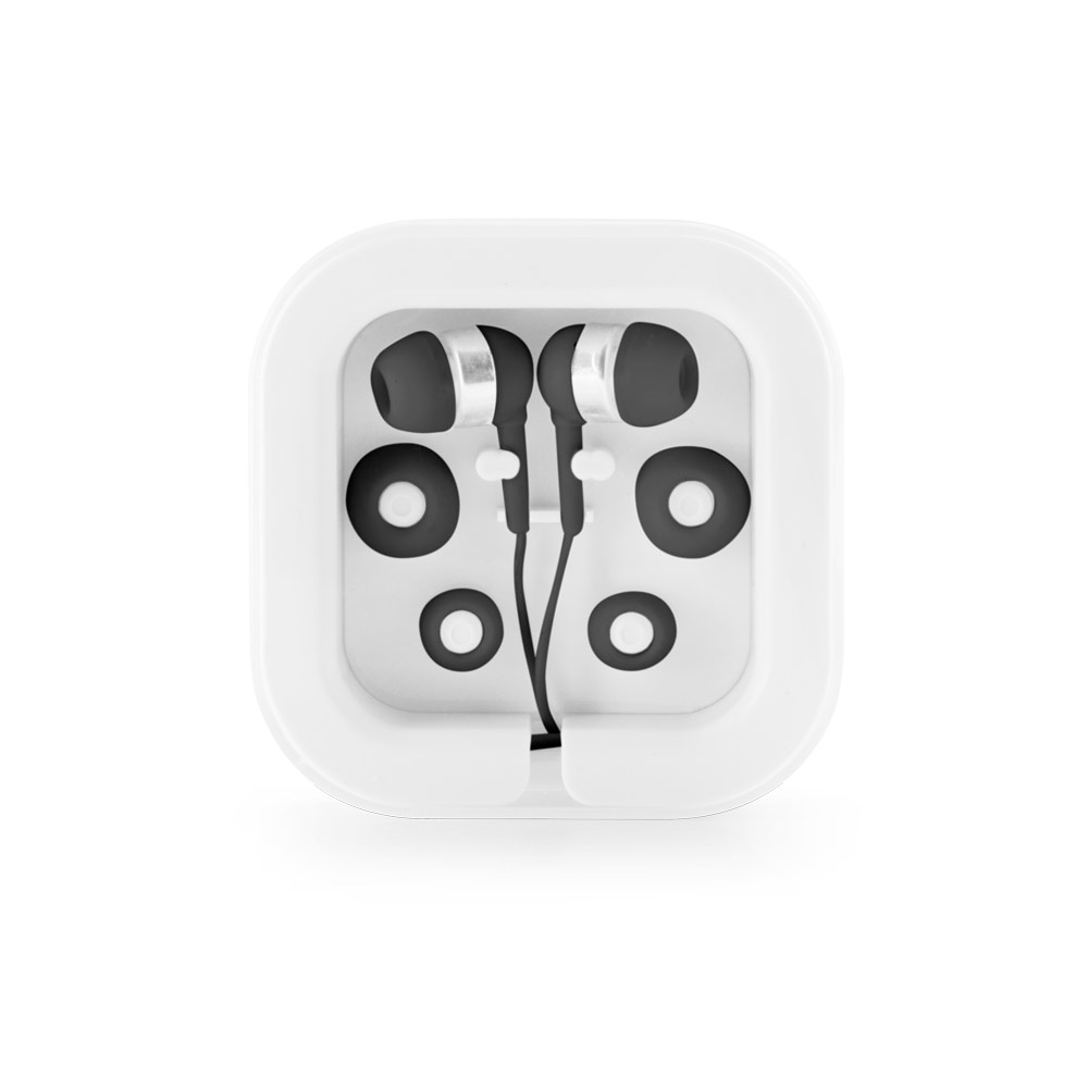 PRESLEY. Earphones with 1'2 metre USB-C cable and built-in ABS microphone