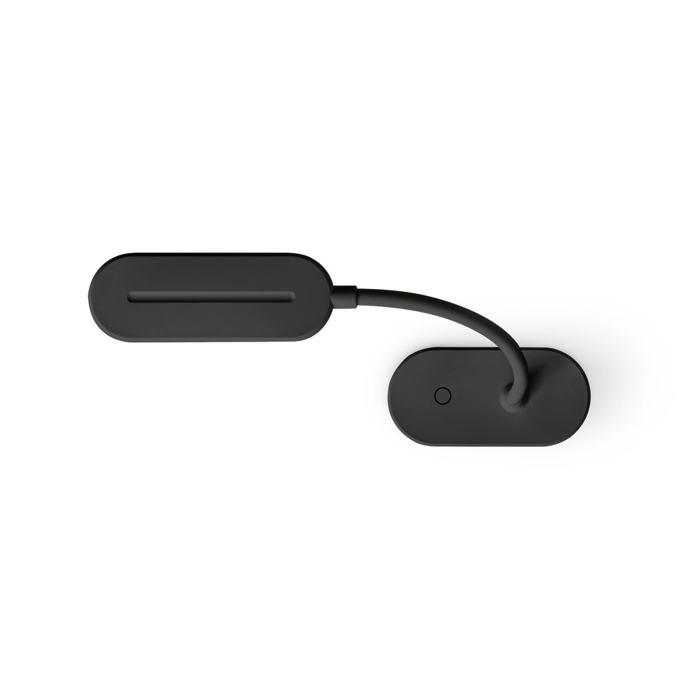 NESBIT II. Portable desk lamp with clip and 30h autonomy at 65% rABS