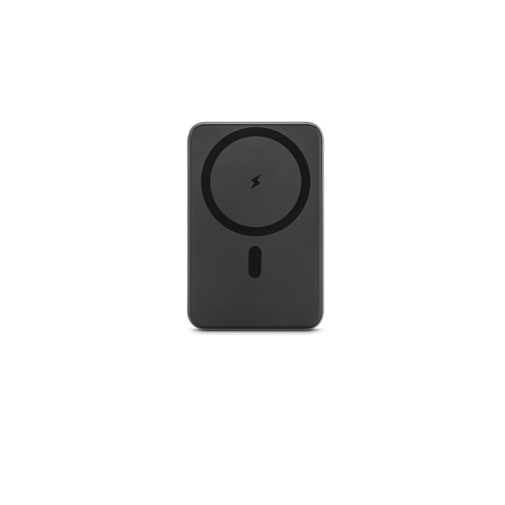 WARSHEL 5. 5'000 mAh magnetic power bank with 15W superfast wireless charger in recycled ABS (100% rABS) with stand